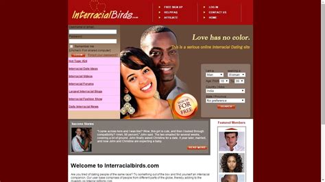 Interracial dating site sign up
